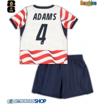 Maglie da calcio Stati Uniti Tyler Adams #4 Prima Maglia Bambino Mondiali 2026  Manica Corta + Pantaloni corti)